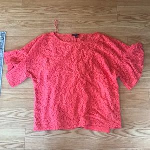 Pink banana republic blouse